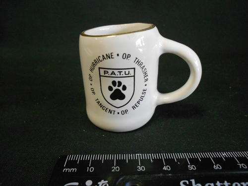 Rhodesian P.A.T.U tot measurer cup - as per scan