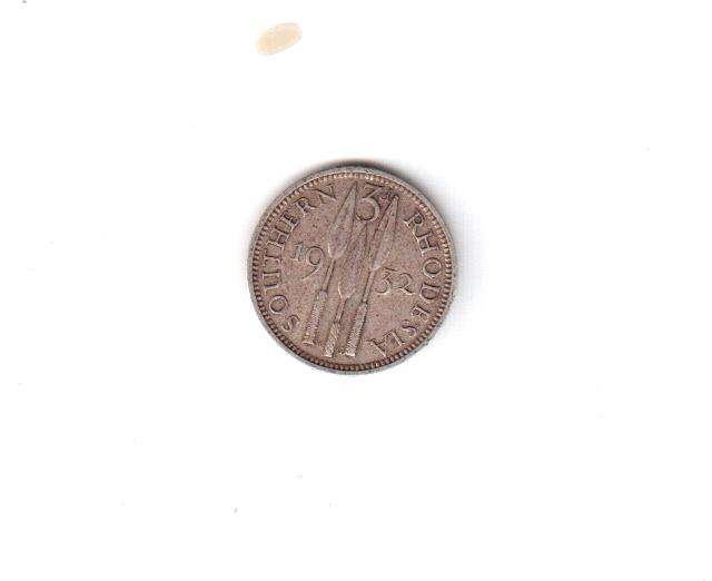 Rhodesia, 1932, 3D coin, in top condition, as per scan