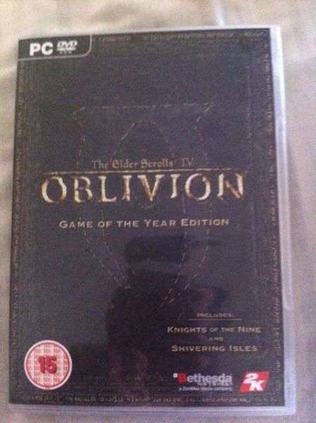 3 PC GAME The Elder Scrolls IV - Oblivion (Game of the Year Edition) plus more