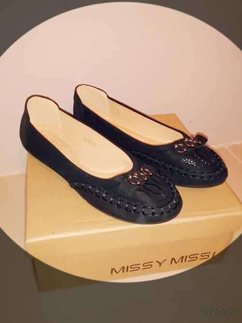 Fashionable Black All Sizes Ladies Soft Suede Comfortable Pumps - Size 3 to 8 Black Only