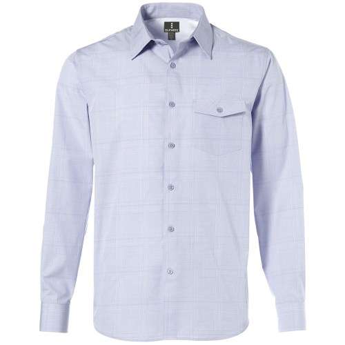 Size 4XL Mens classy Elevate Shirt - Blue (High Quality)XXXXL
