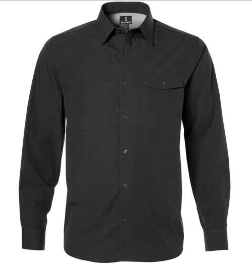 Size 4XL Mens classy Elevate Shirt - Black (High Quality)XXXXL