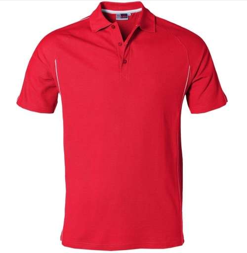 Size 4XL Mens Red summer Golf Shirts - RED XXXXL