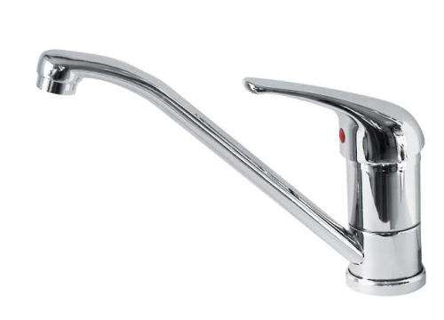 ***R1399*** Brand New!! Hot & Cold water Mixer Tap with Hose MIRROR SHINE