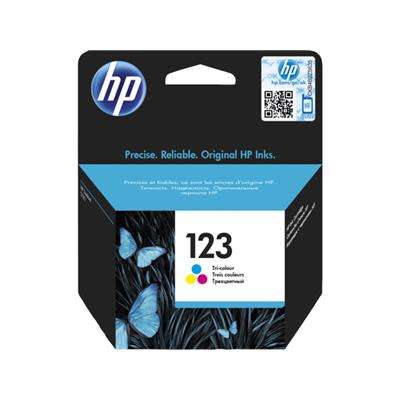 HP # 123 TRI-COLOR ORIGINAL INK CARTRIDGE DESKJET 2130/2131