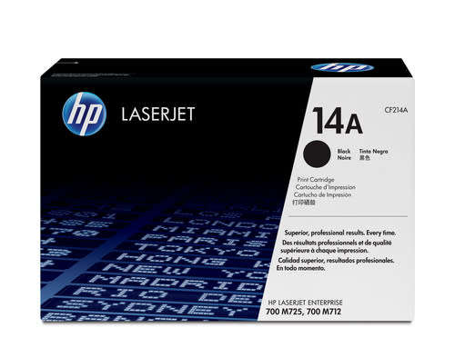 HP # 14A HP LJ ENTERPRISE 700 M712725 SERIES BLACK