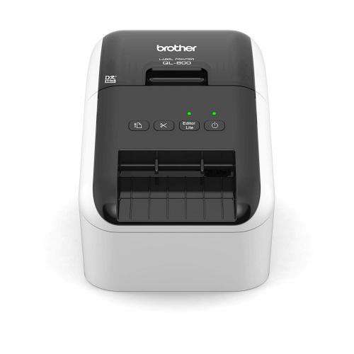 Brother QL-800 High-Speed Professional Label Printer, Lightning Quick Printing, Plug & Label Feature