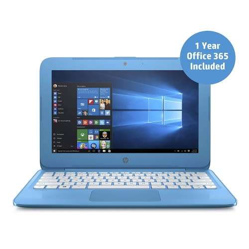 HP STREAM INTEL CELERON N3060, 2 GB RAM, 32 GB EMMC 11.6 INCH LAPTOP AQUA BLUE
