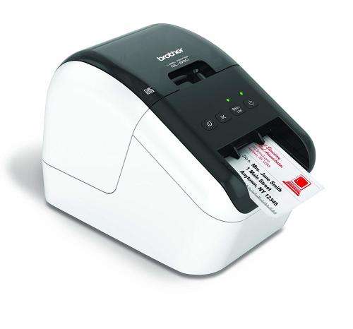 Brother QL-800 High-Speed Professional Label Printer, Black & Red Printing Available