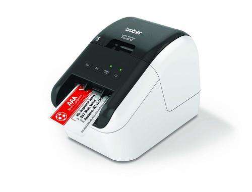 Brother QL-800 High-Speed Professional Label Printer, Black & Red Printing Available