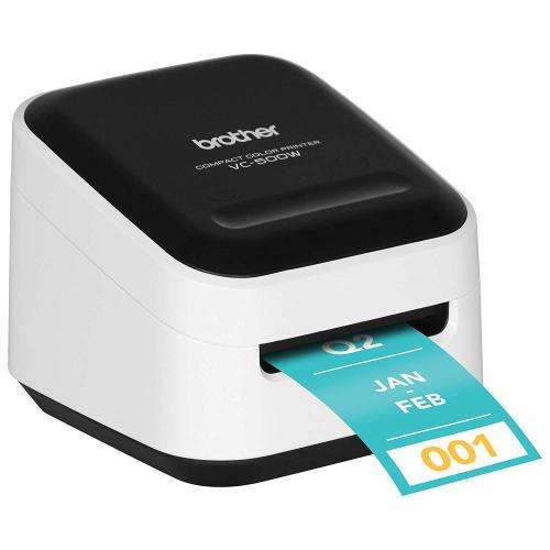 Brother VC-500W Versatile Compact Color Label and Photo Printer with Wireless Networking