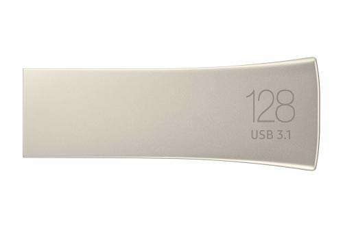 Samsung BAR Plus USB 3.1 Flash Drive 128GB - 300MB/s - Champagne Silver