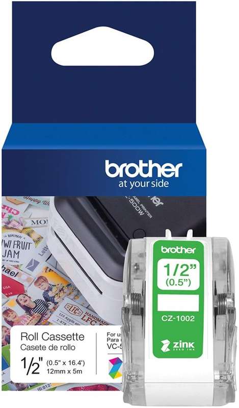 Brother Genuine CZ-1002 Continuous Length ½ (0.5) 12mm Wide