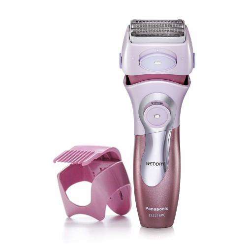 Panasonic Electric Shaver for Women, Cordless 4 Blade Razor, Close Curves, Bikini Attachment,