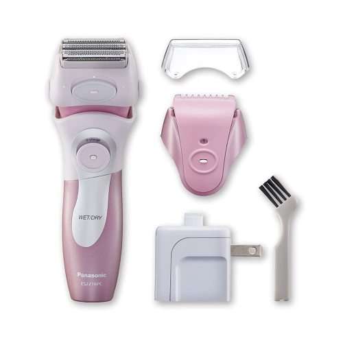 Panasonic Electric Shaver for Women, Cordless 4 Blade Razor, Close Curves, Bikini Attachment,