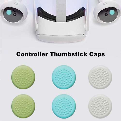 Accessories Bundle for Oculus Quest 2 with Silicone VR Face Cover