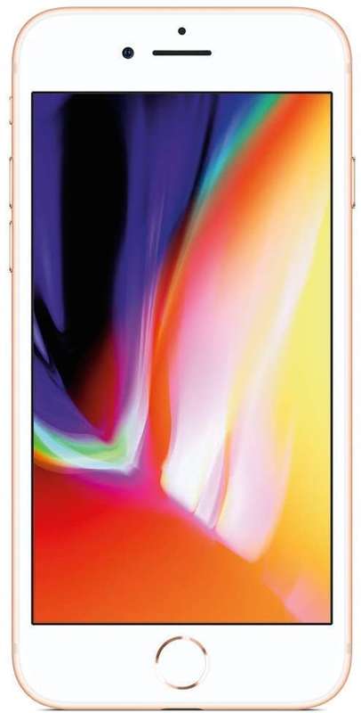 Apple iPhone 8 SIM Free Smartphone 64GB Gold (Refurbished)
