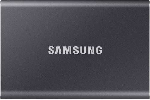 Samsung T7 Portable SSD - 1 TB - USB 3.2 Gen.2 External SSD Titanium Grey