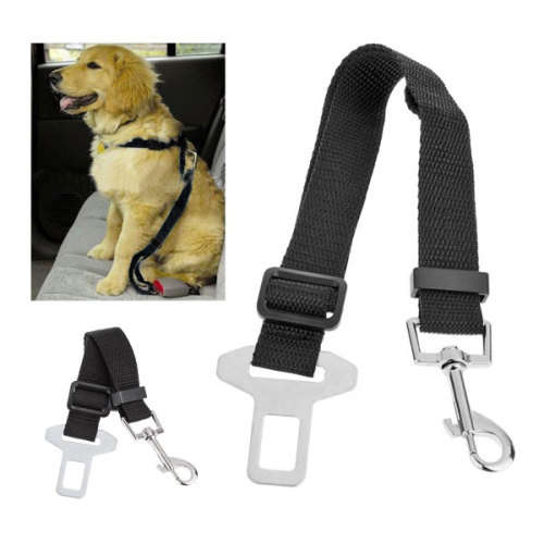 Dog Car Seat Belt - Black