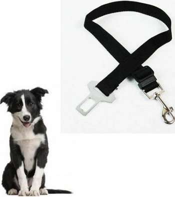 Dog Car Seat Belt - Black