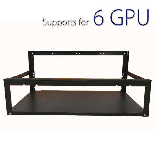 Open Air Mining Rig Frame - 6 GPU ***LOCAL STOCK***