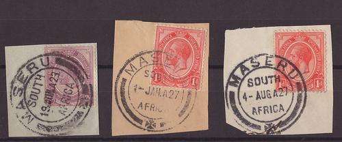 SA Kings Heads used in MASERU Seldom seen