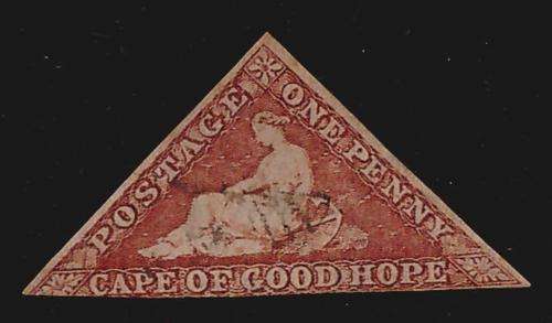 CGH 1863/64 One Penny used - De La Rue printing