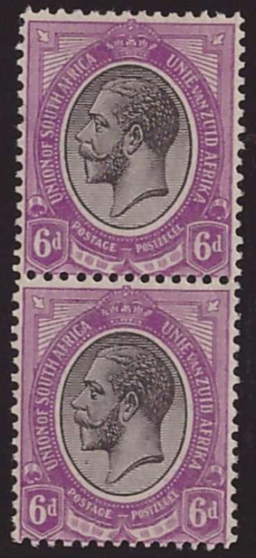 1913 Kings Heads 6d. unmounted mint pair **