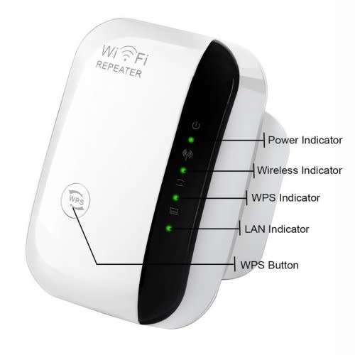 Wifi Repeater Range Extender - Wireless N Network Booster 300Mbs | Heaven Star Tech®