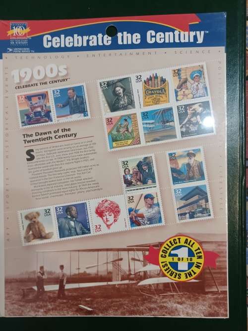 US Celebrate the Century Series - 7 of 10 from 1900s to 1960s
