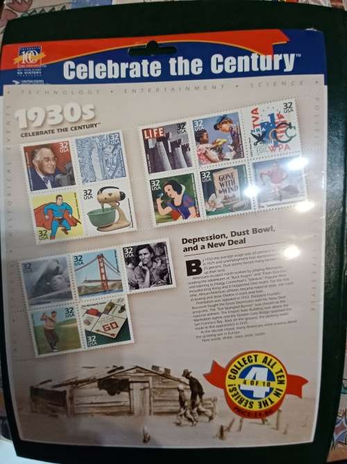 US Celebrate the Century Series - 7 of 10 from 1900s to 1960s