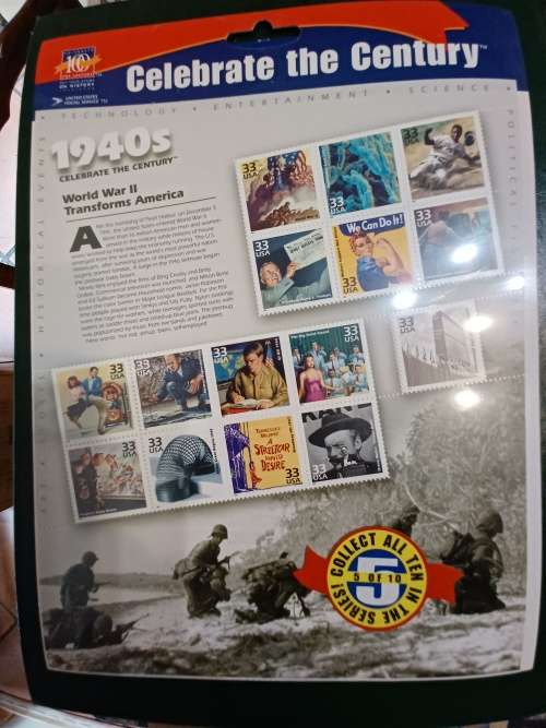 US Celebrate the Century Series - 7 of 10 from 1900s to 1960s