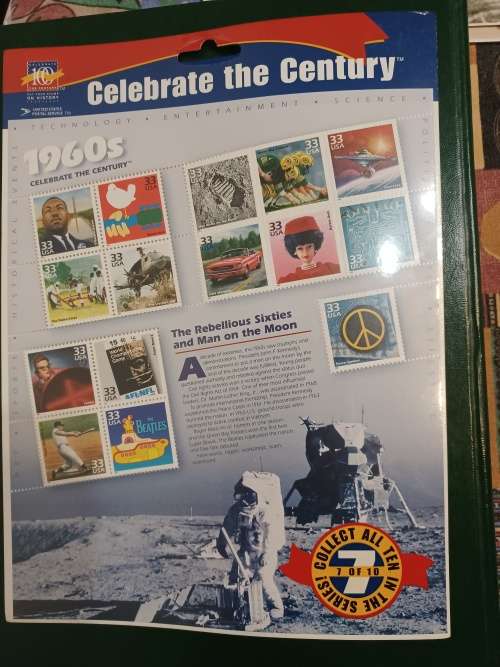 US Celebrate the Century Series - 7 of 10 from 1900s to 1960s