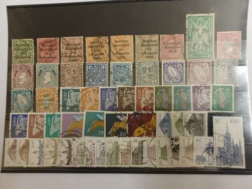 Ireland - 55 assorted used definitives