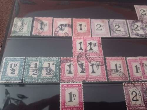 SOUTH AFRICA - Postage Dues selection, incl. Union & Republic, SACC nos see below