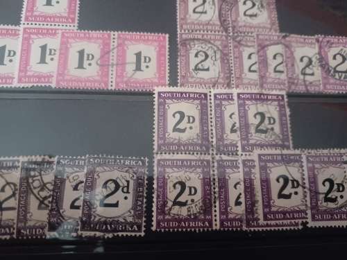 SOUTH AFRICA - Postage Dues selection, incl. Union & Republic, SACC nos see below