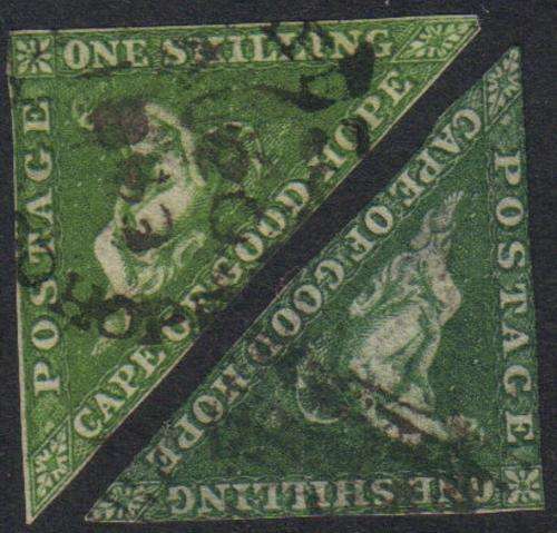Cape of Good Hope - SG8 and SG8b "pair" - CV GBP750
