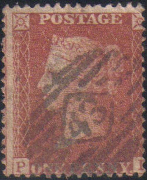 Great Britain - QV - SG37 - 1d red brown FU - SCARCE - CV GBP300