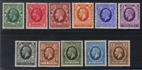 Great Britain - SG439-49 Photogravure Set MM