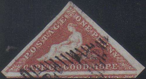 Cape of good Hope - SG3 1d Brick-Red on slightly blued paper SUPERB USED