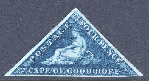 Cape of Good Hope - SG6 4d Deep Blue Mounted Mint
