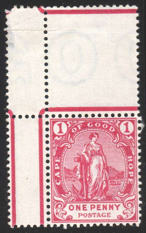 Cape of Good Hope : 1893 SG59 1d Rose-Red UM