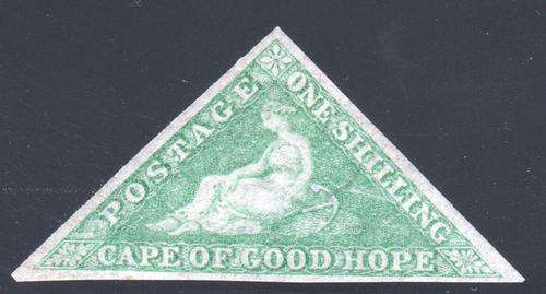Cape of Good Hope : SG21 1/- Bright Emerald Green - SUPERB MINT STAMP