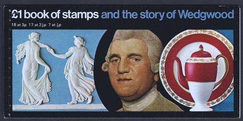 Great Britain QEII 1972 Booklet - Story of Wedgwood - Pristine condition