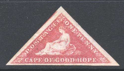 Cape of Good Hope : 1858 : SG5b 1d Deep Rose MNG CV R16400+++