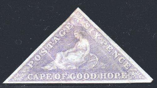 Cape of Good Hope - SACC7b : 6d Deep Rose-Lilac Mounted Mint RARE CV R1100000