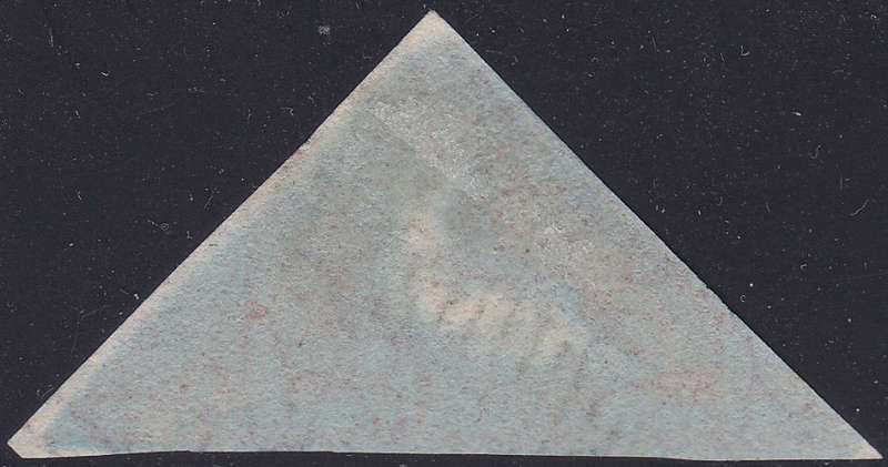 Cape of Good Hope : 1853 SACC1a : 1d Deep Brick Red,deeply blued paper VERY FINE USED CV R14000