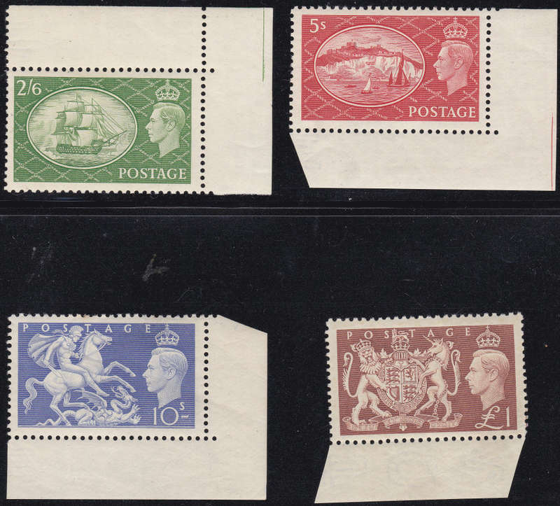 Great Britain KGVI 1951 SG509-12 COMPLETE SET OF 4 - VERY FINE LMM MARGINALS