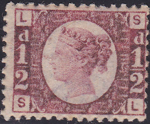 Great Britain 1870 SG49 1/2d ROSE(PLATE 13) - SUPERB UNMOUNTED MINT - FULL OWN GUM