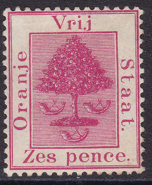 OFS 1878-94 SACC11  6d ROSE-CARMINE MM